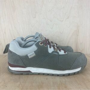 Oboz Emma Low Gray Suede Trail Shoes Women's Size 6.5